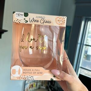 Wine Glass NWT